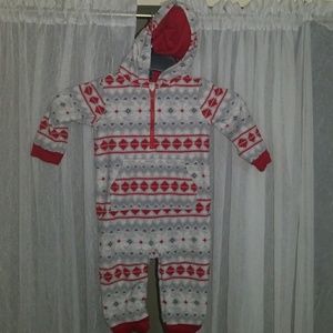 Christmas warm onesie with hoodie